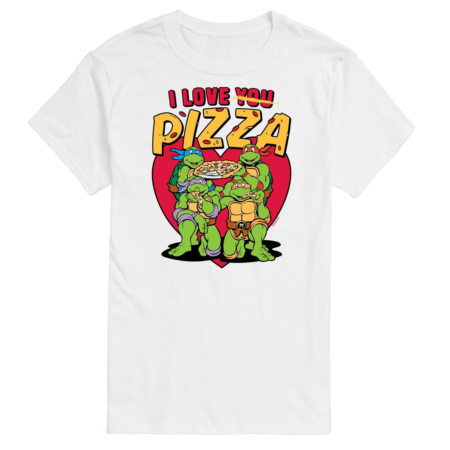 

Мужская футболка TMNT I Love You Pizza Licensed Character