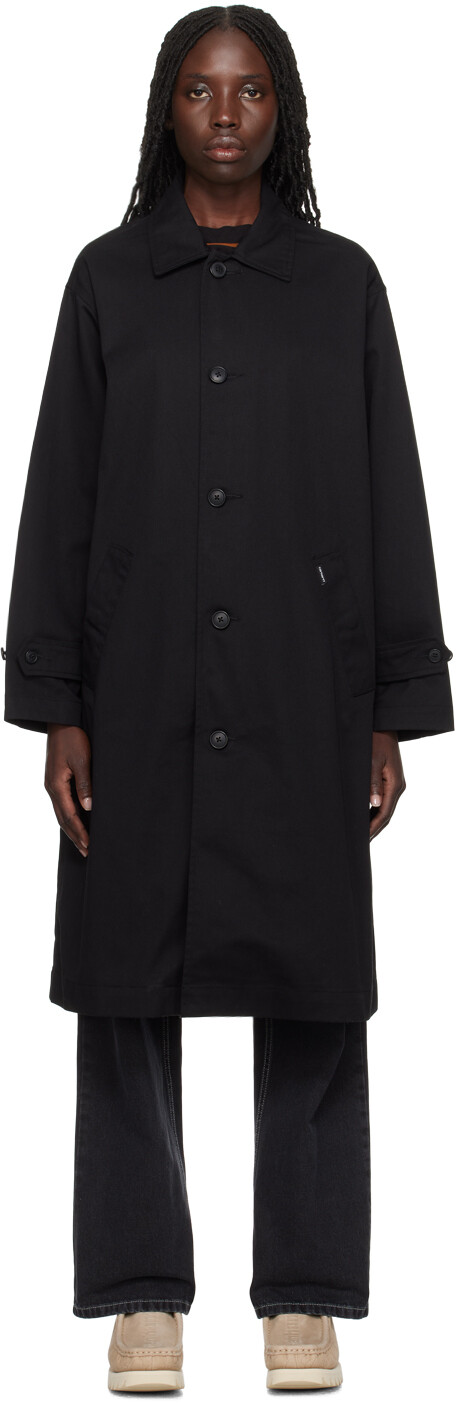 

Черное пальто Ньюхейвен Carhartt Work In Progress, цвет Black rinsed