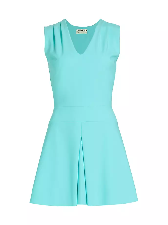 

Мини-платье Hongro с V-образным вырезом Chiara Boni La Petite Robe, цвет verde aqua