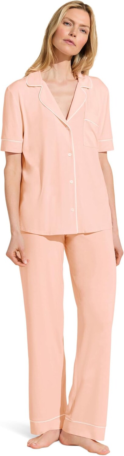 

Пижама Eberjey Gisele Short Sleeve Pant Pj Set, цвет Petal Pink