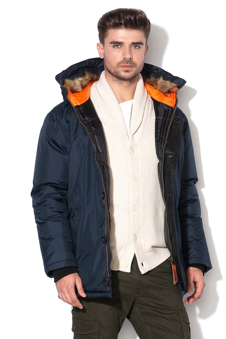 

Стеганая куртка Darwin со съемным эко-пухом Geographical Norway, синий