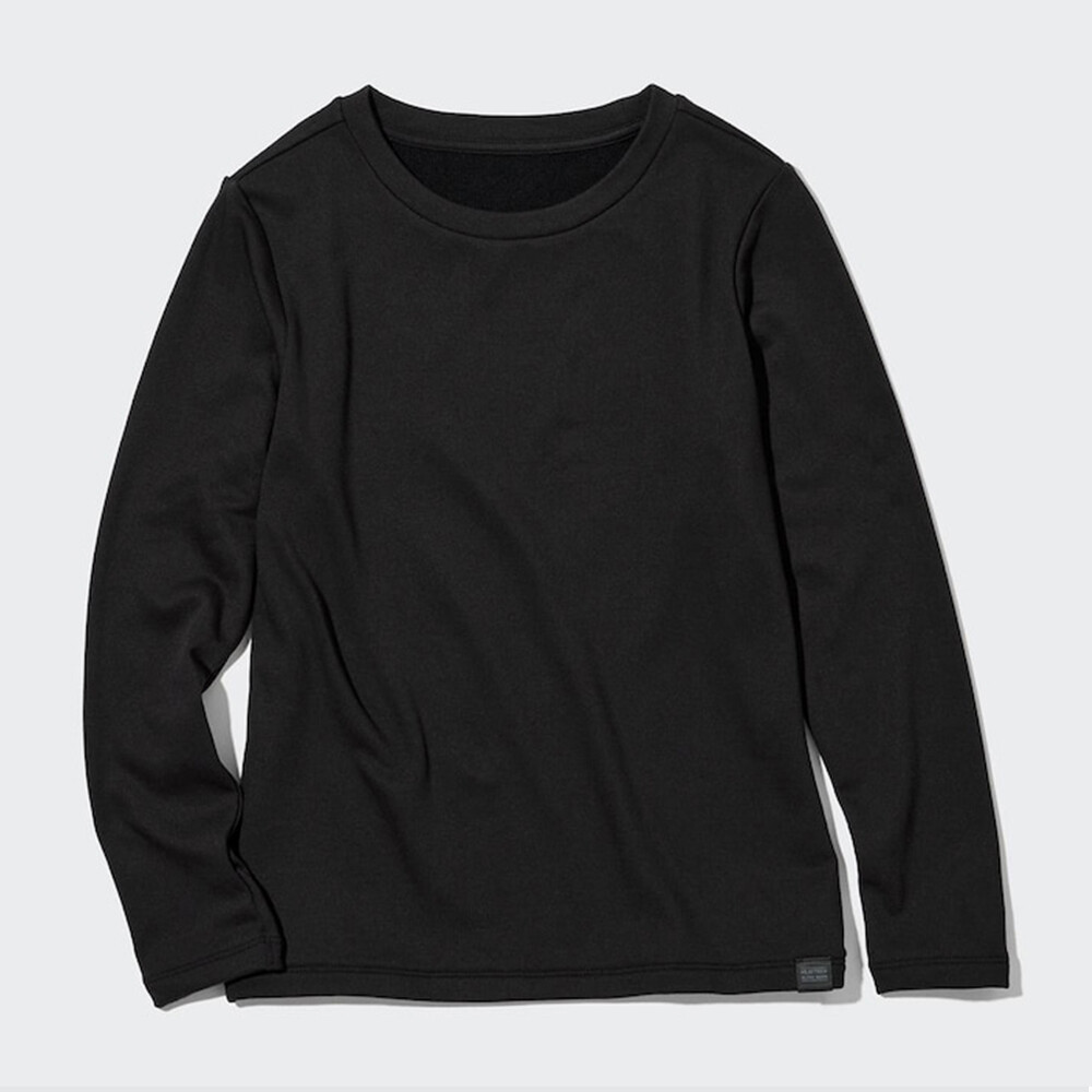 

Футболка Uniqlo High Comfort Heattech с технологией термоодежды, черный