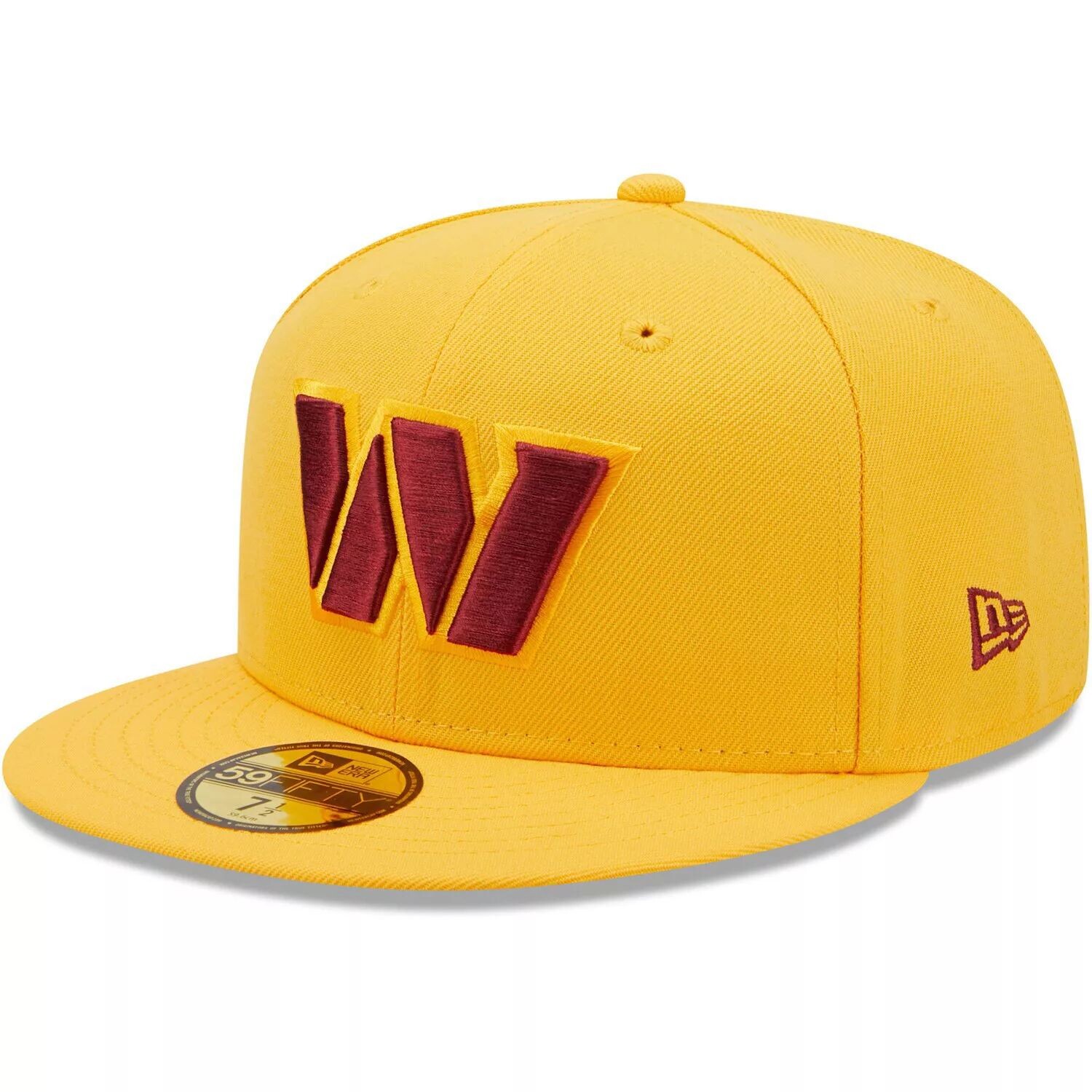 

Мужская приталенная кепка New Era Gold Washington Commanders Omaha 59FIFTY