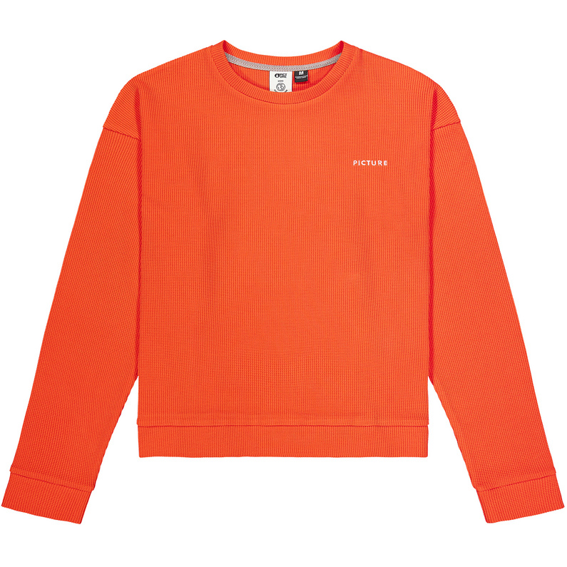 Женский свитер с круглым вырезом из сумаха Picture, оранжевый