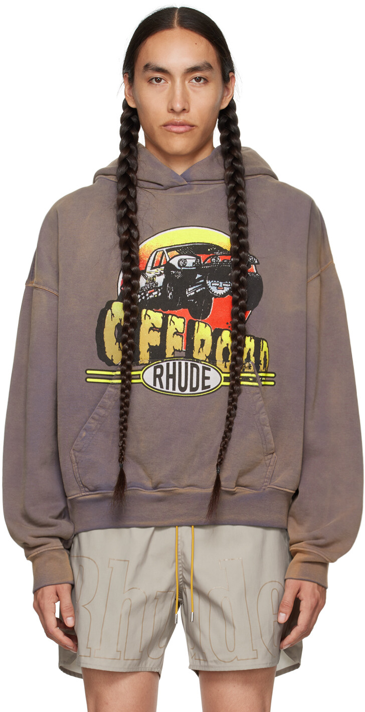 

Серая худи Off Road Rhude, Серый