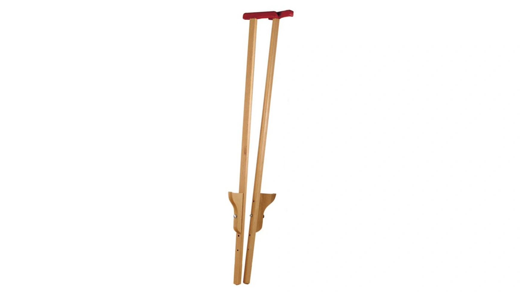 цена Уличная игрушка Lucky Beetle 1 пара ходулей с красной ручкой, длина 120 см Glueckskaefer