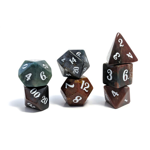 

Игровые кубики Indian Agate Level Up Dice