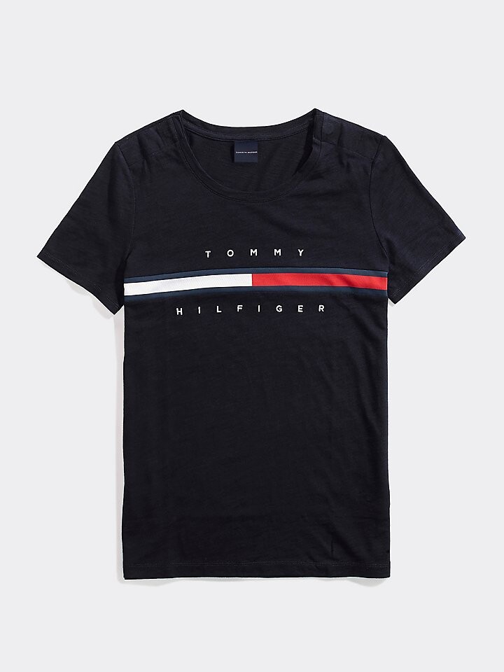 

Фирменная полосатая футболка Tommy Adaptive