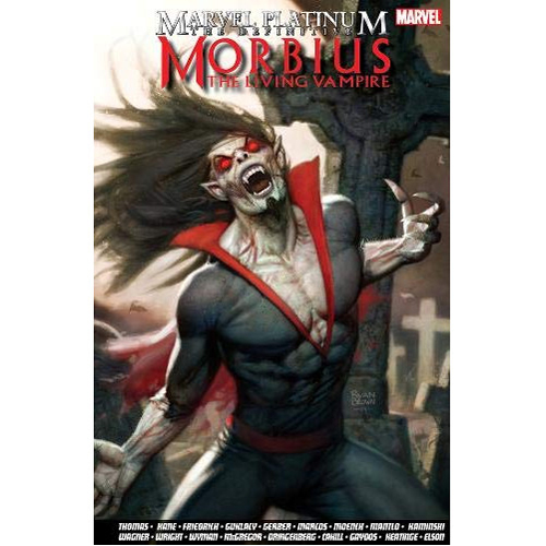 Книга Marvel Platinum: The Definitive Morbius: The Living Vampire (Paperback) эмси фигурка marvel legends venom morbius the living vampire