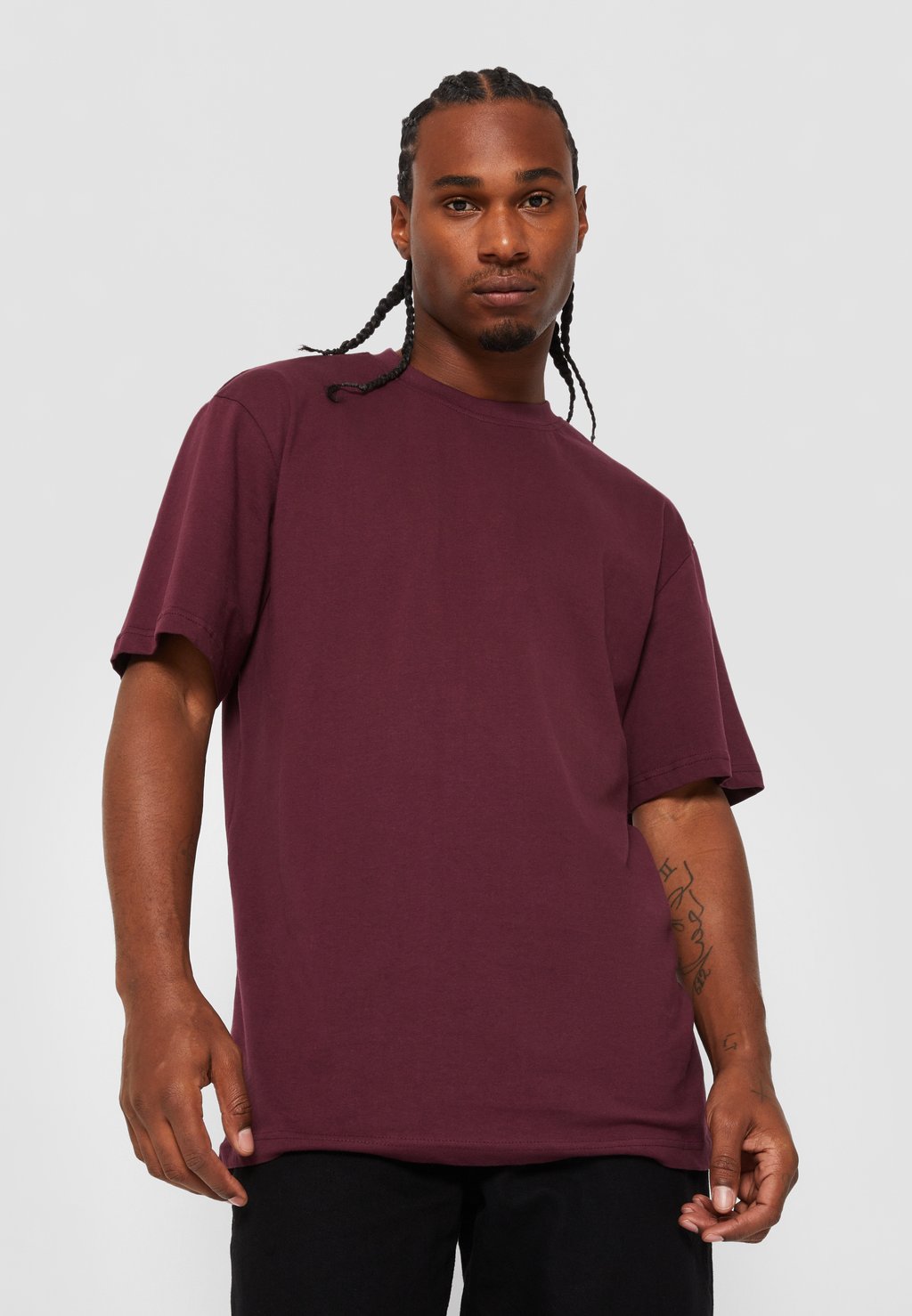 Базовая футболка Tall Urban Classics, цвет redwine
