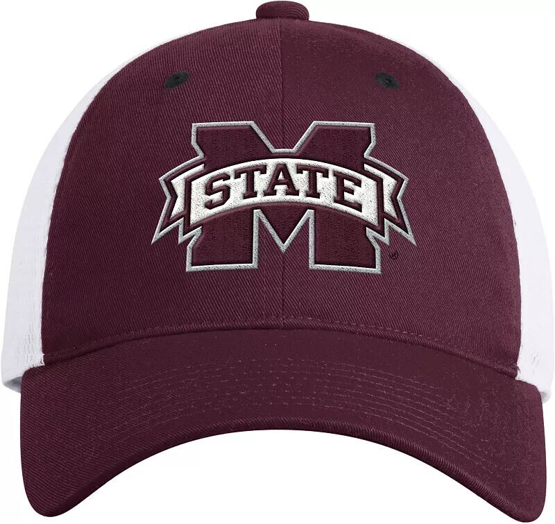 

Мужская регулируемая кепка с напуском Adidas Mississippi State Bulldogs Maroon