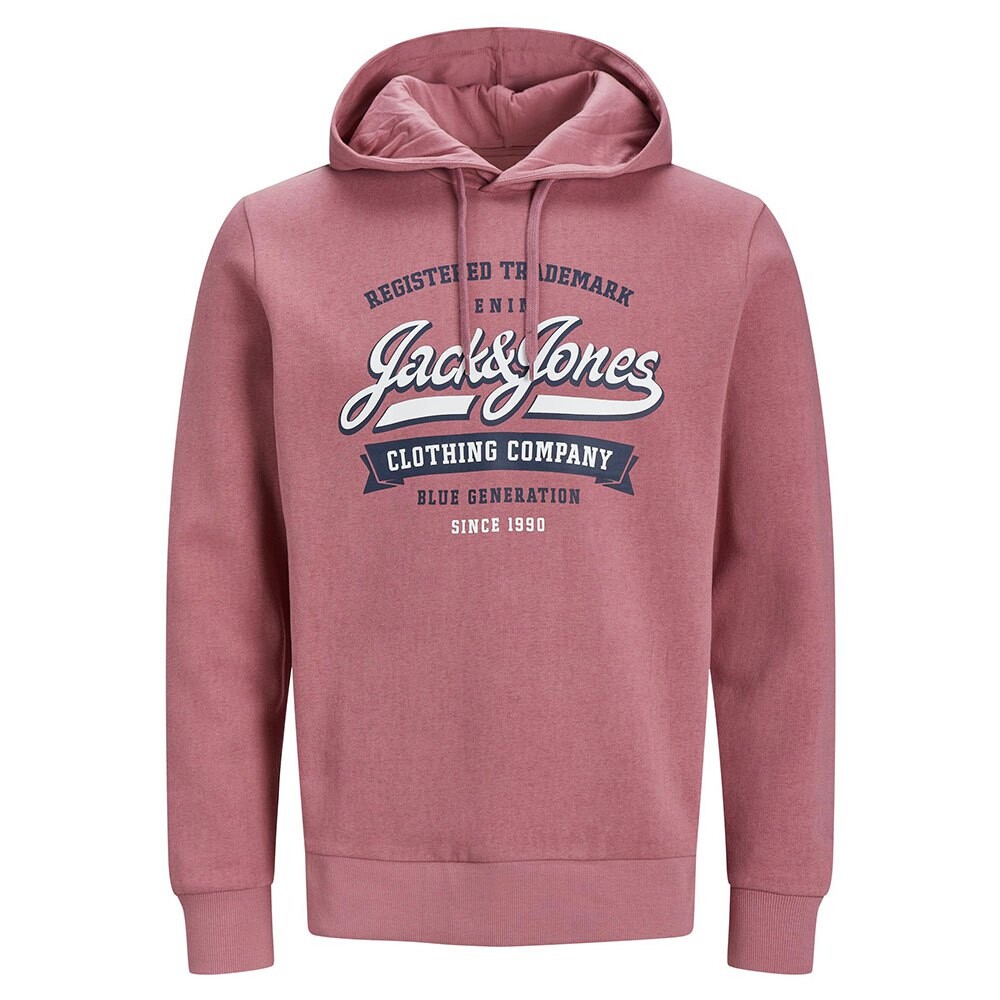 

Худи Jack & Jones Logo 2 Col 23/24, розовый