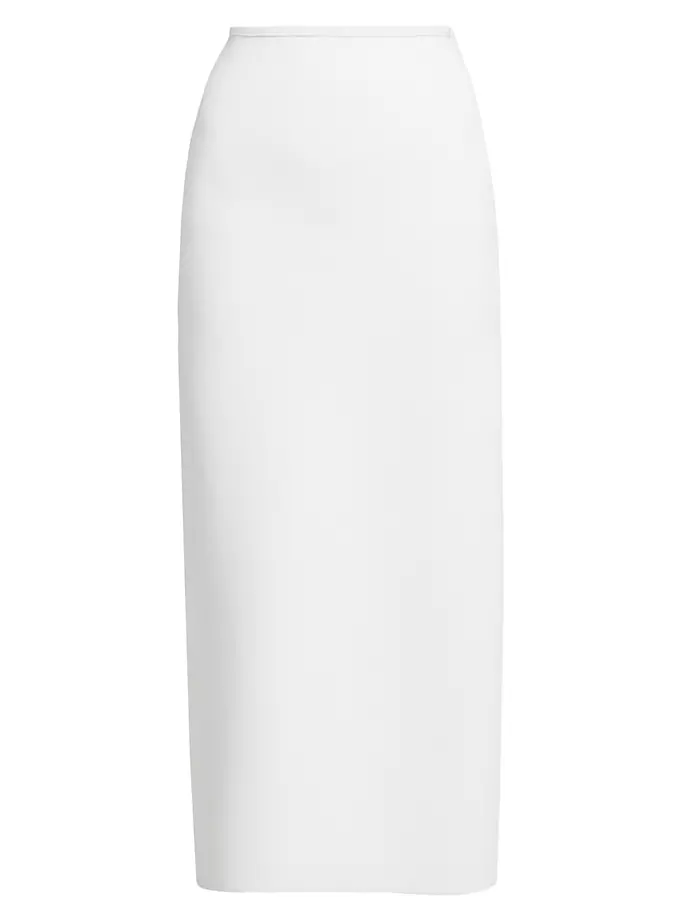 

Юбка миди в рубчик Jil Sander, цвет coconut