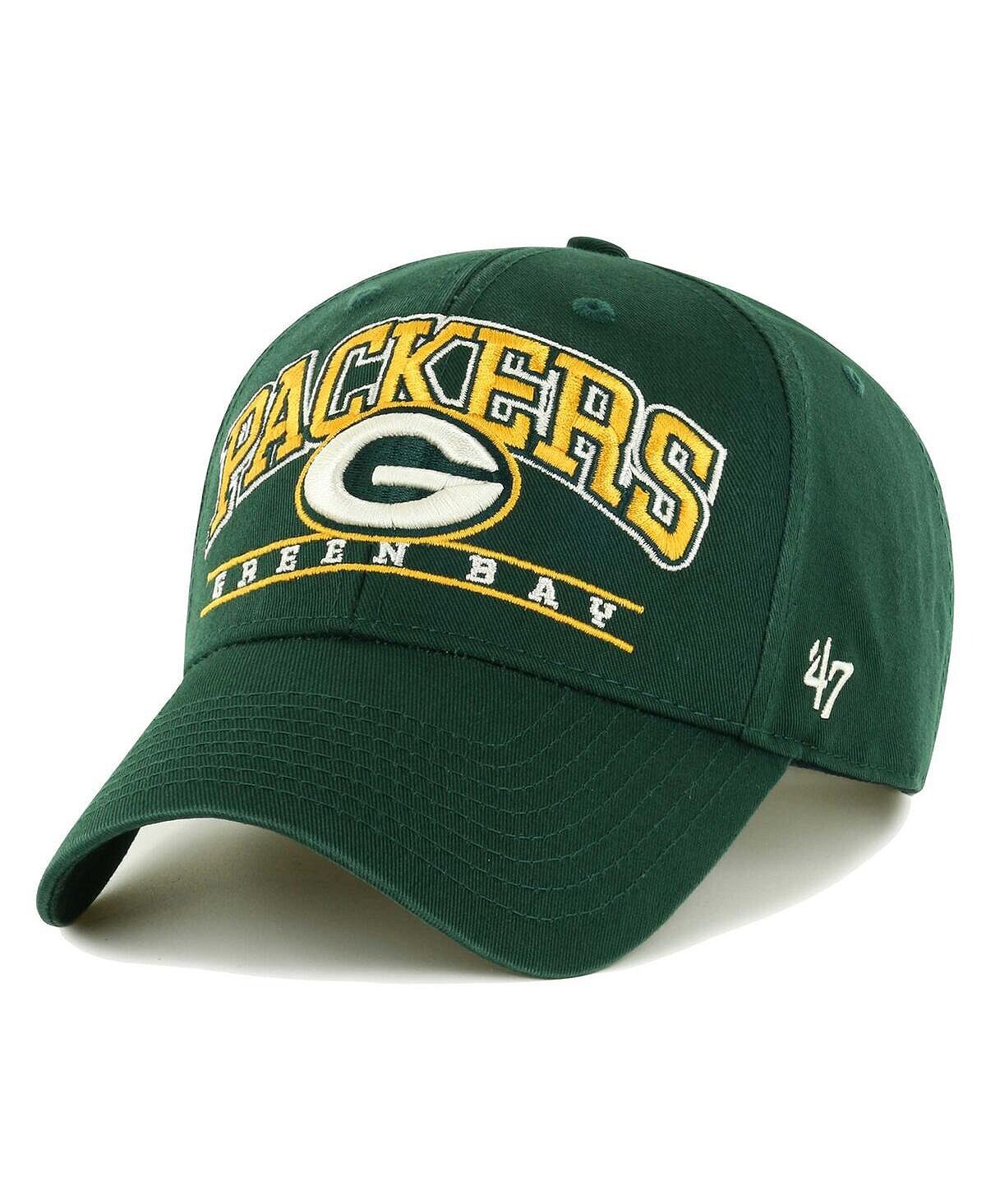 

Мужская регулируемая кепка Green Bay Packers Fletcher MVP зеленого цвета '47 Brand