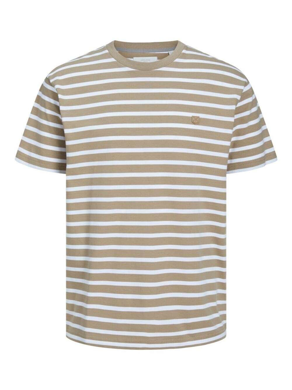 

Футболка JACK & JONES, бежевый/белый