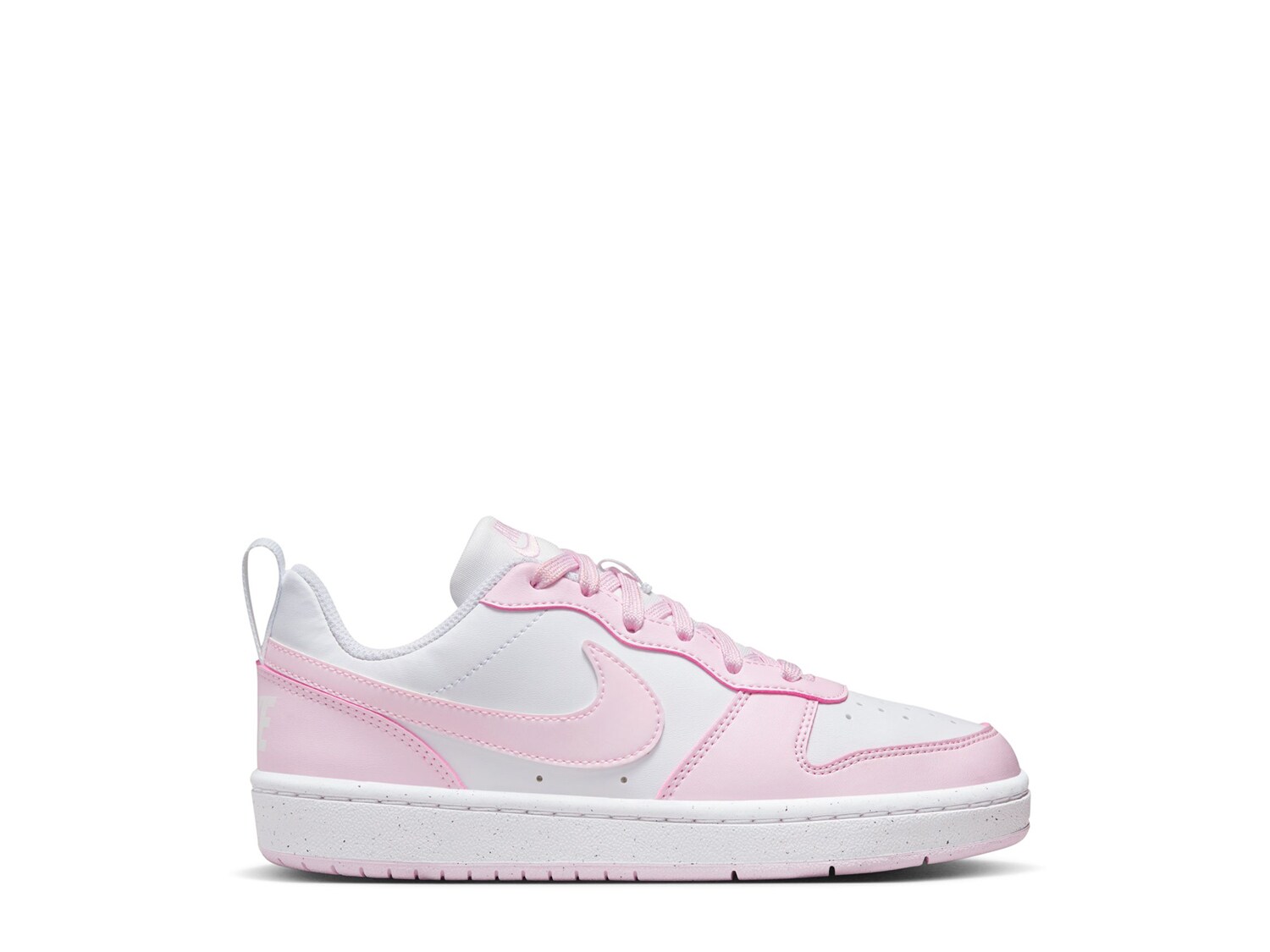 Кроссовки Nike Court Borough Low Recraft с круглым носком, белый/розовый кроссовки низкие court borough recraft unisex nike sportswear цвет white