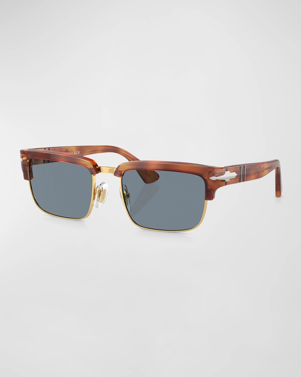 

Мужские прямоугольные солнцезащитные очки Adrien из ацетата Persol, цвет Light Blue