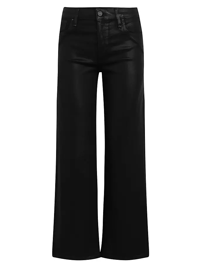 

Джинсы до щиколотки с высокой посадкой и покрытием Rosie Hudson Jeans, цвет coated black