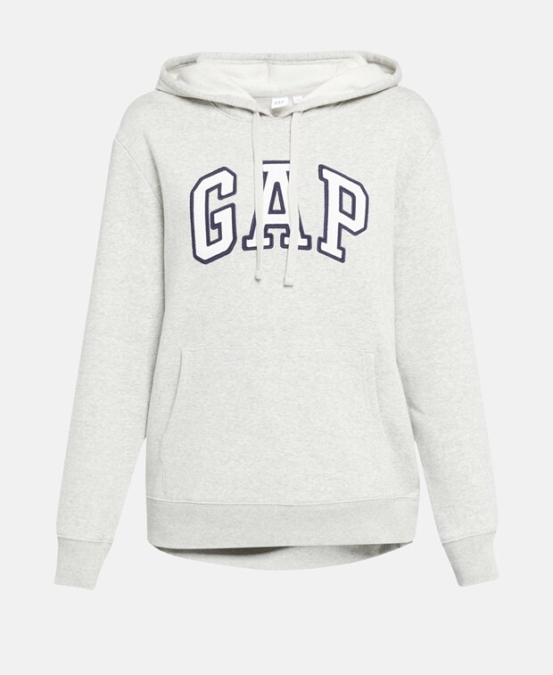 

Толстовка с капюшоном Gap, средне-серый