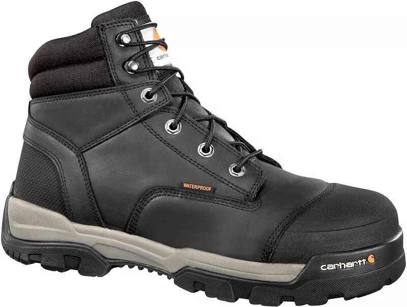 цена Мужские рабочие ботинки Carhartt Ground Force 6 дюймов с водонепроницаемым композитным носком, черный