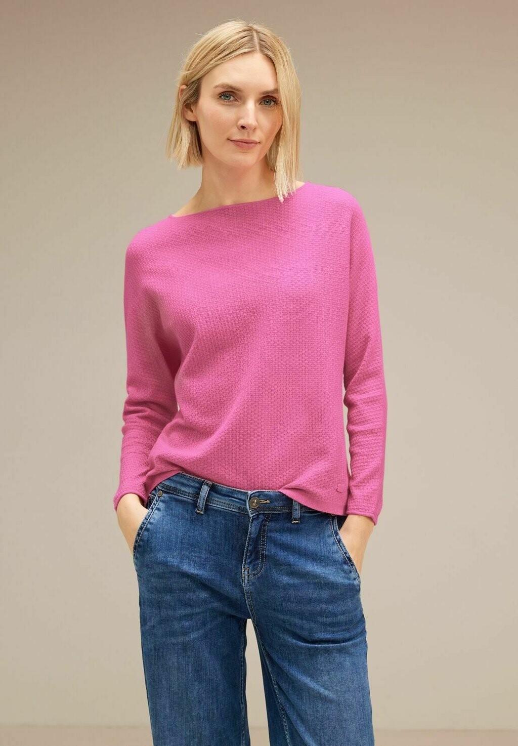 

Вязаный свитер STRUKTUR Street One, цвет pink