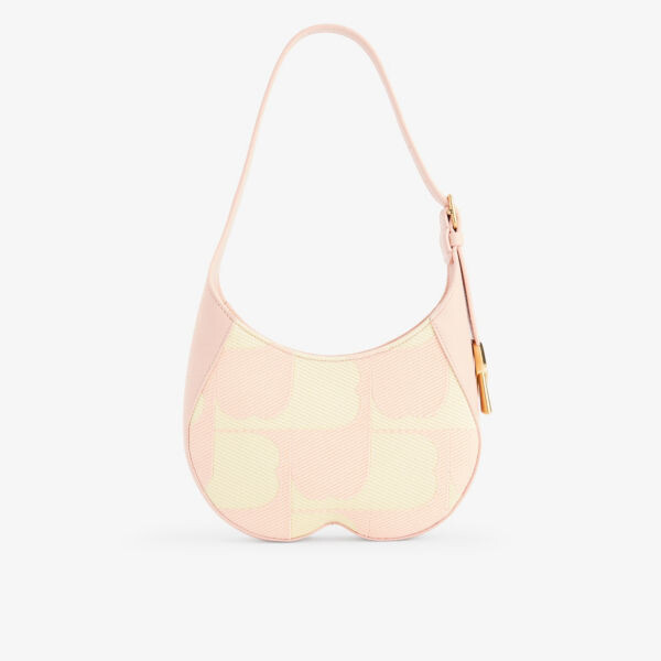 

Сумка на плечо из хлопка с шахматным узором Burberry, красный