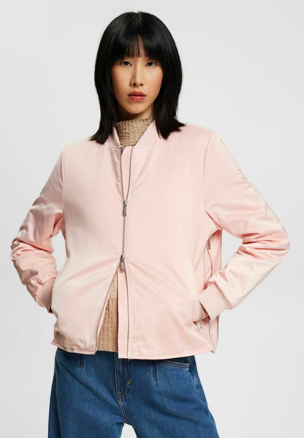 

Бомбер Esprit, розовый