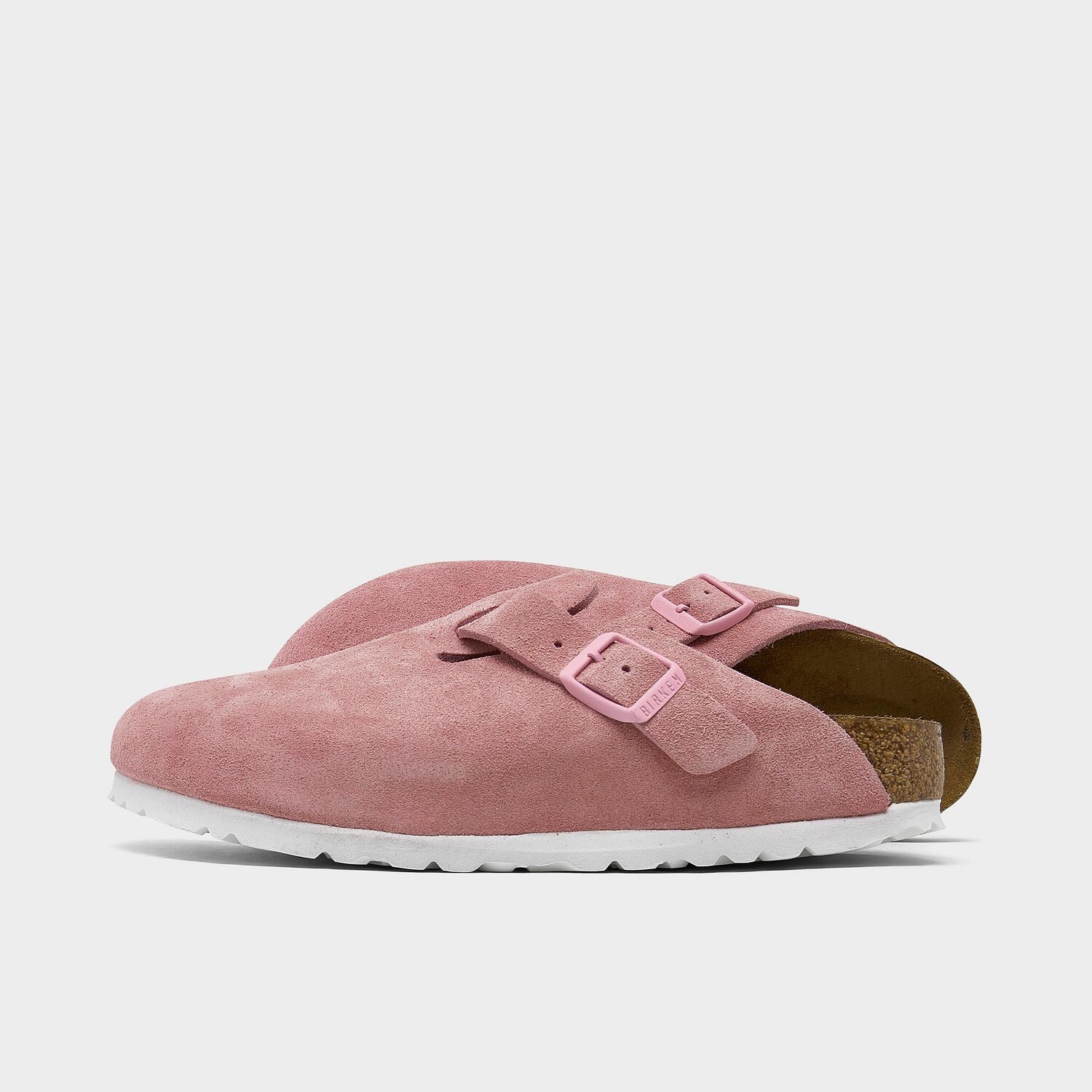 

Женские сабо Birkenstock Boston с мягкой стелькой, розовый