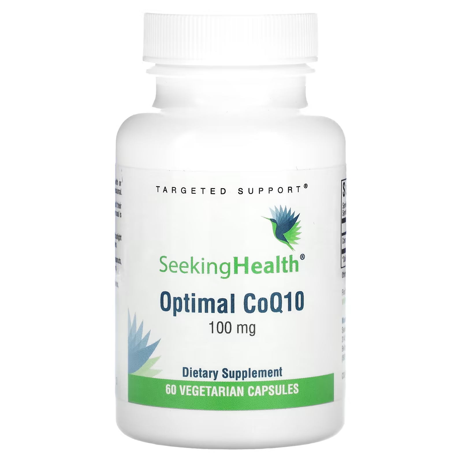 Пищевая добавка Seeking Health CoQ10, 100 мг, 60 вегетарианских капсул seeking health оротат лития 5 мг 100 вегетарианских капсул