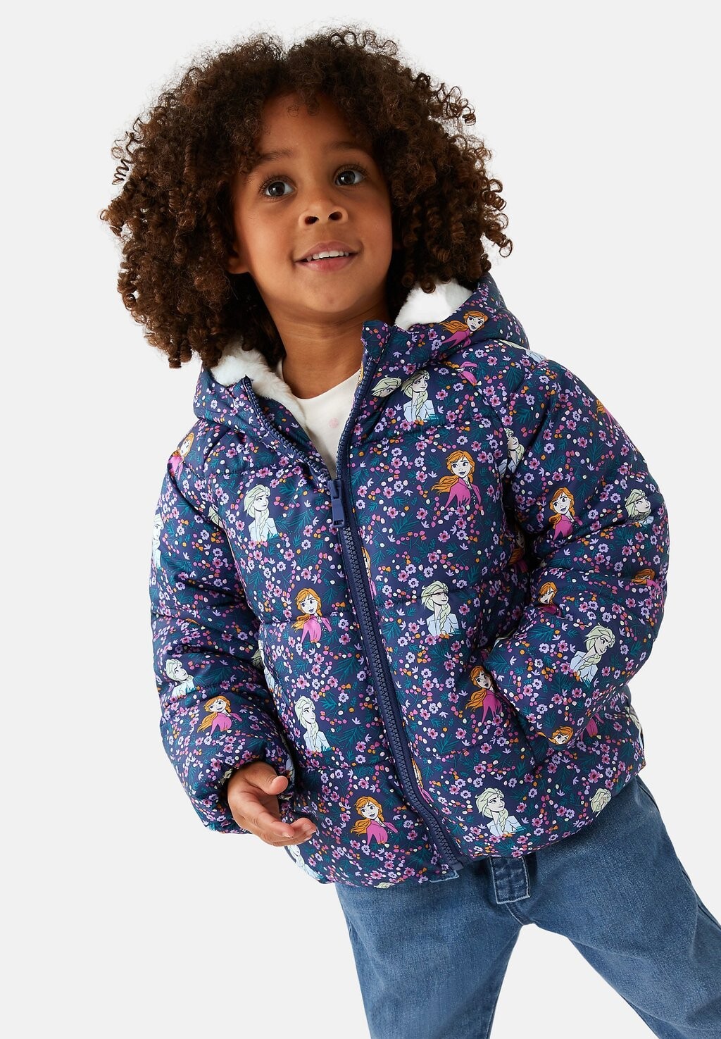 

Зимняя куртка Frozen Marks & Spencer, цвет navy mix