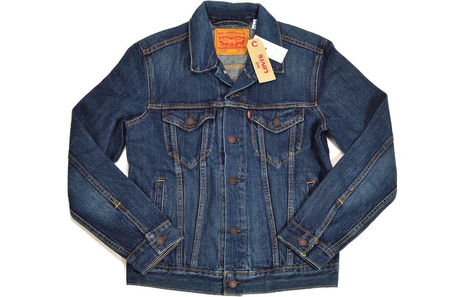 

Мужская джинсовая куртка Levi's levi’s, цвет Dark Blue