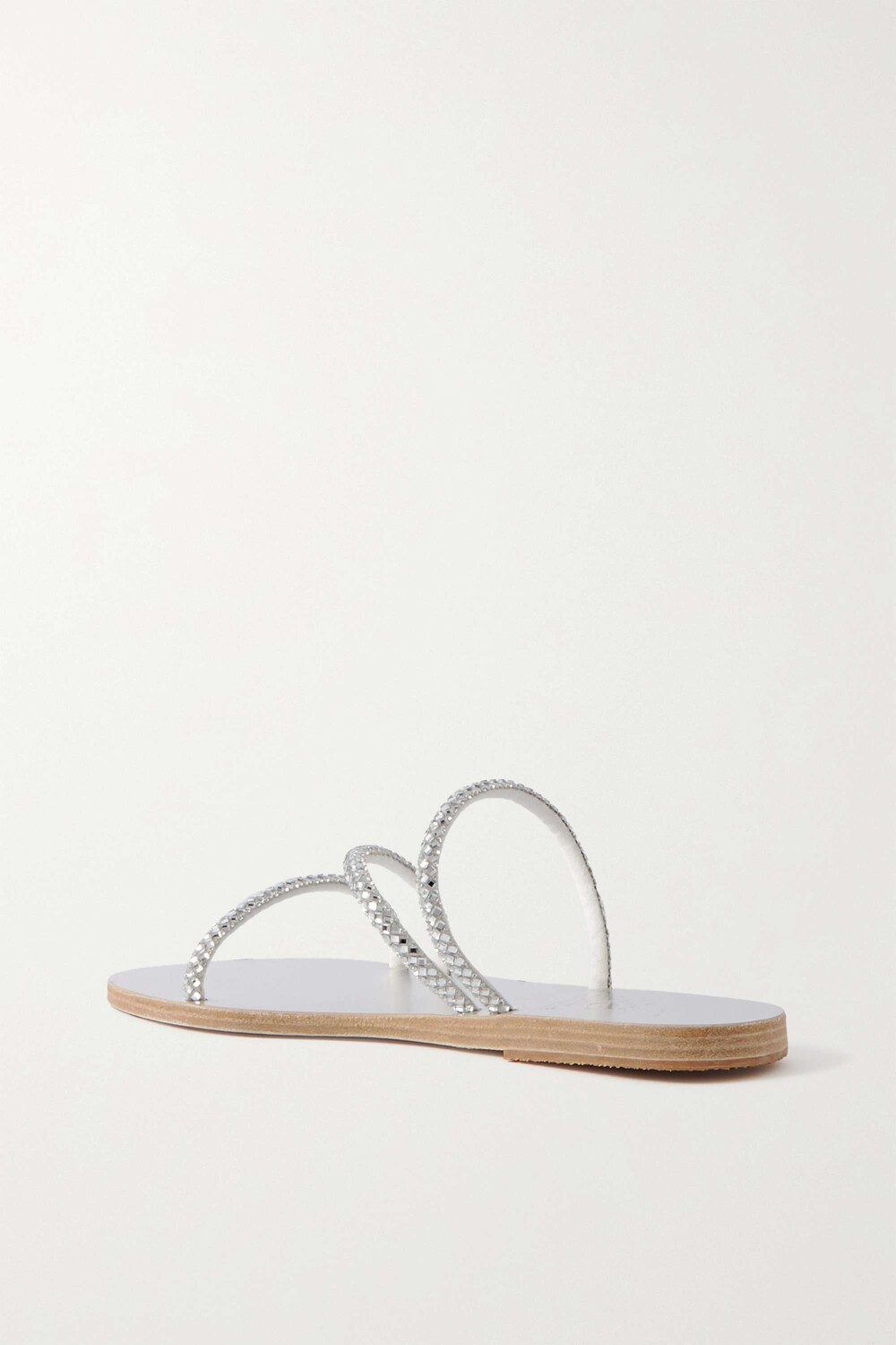 

ANCIENT GREEK SANDALS босоножки Polytimi с кристаллами, серебро