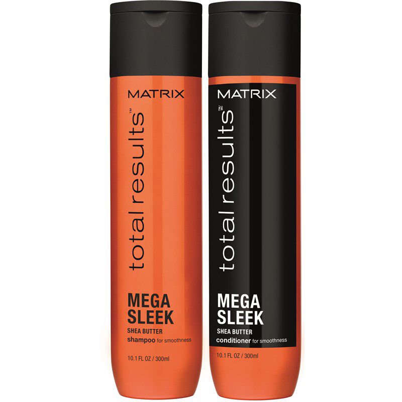 Набор для разглаживания волос: шампунь Matrix Total Results Mega Sleek, 300 мл
