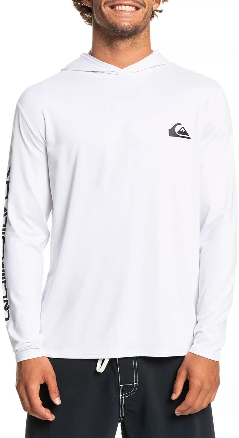 

Мужской рашгард с капюшоном Quiksilver Omni Session, белый