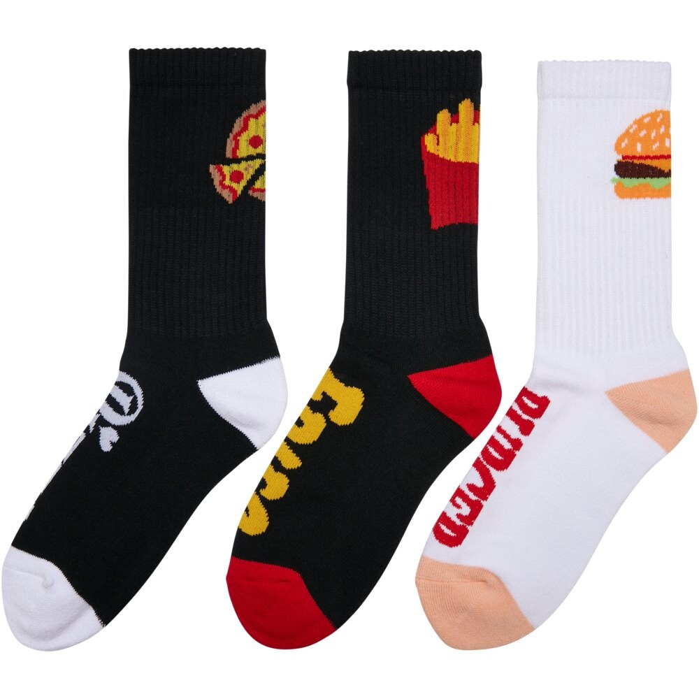 

Носки Mister Tee Fancy Junk Food Long 3 шт, разноцветный