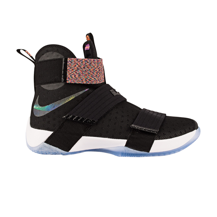 Кроссовки Nike LeBron Soldier 10 'Iridescent', черный