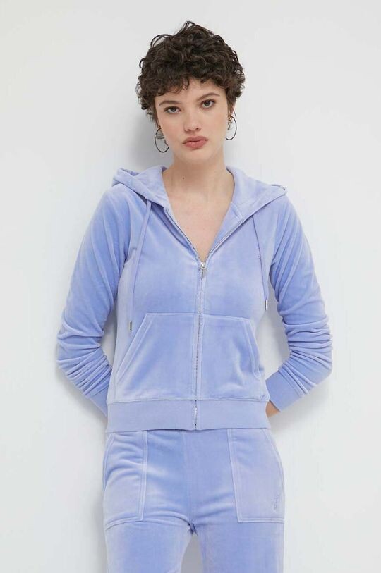 

Велюровая толстовка Juicy Couture, синий