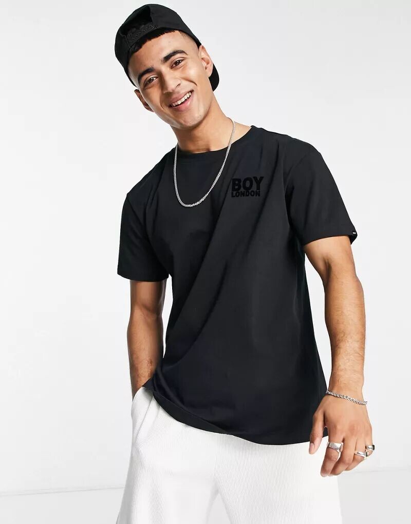 

Черная футболка с логотипом BOY London Hemus