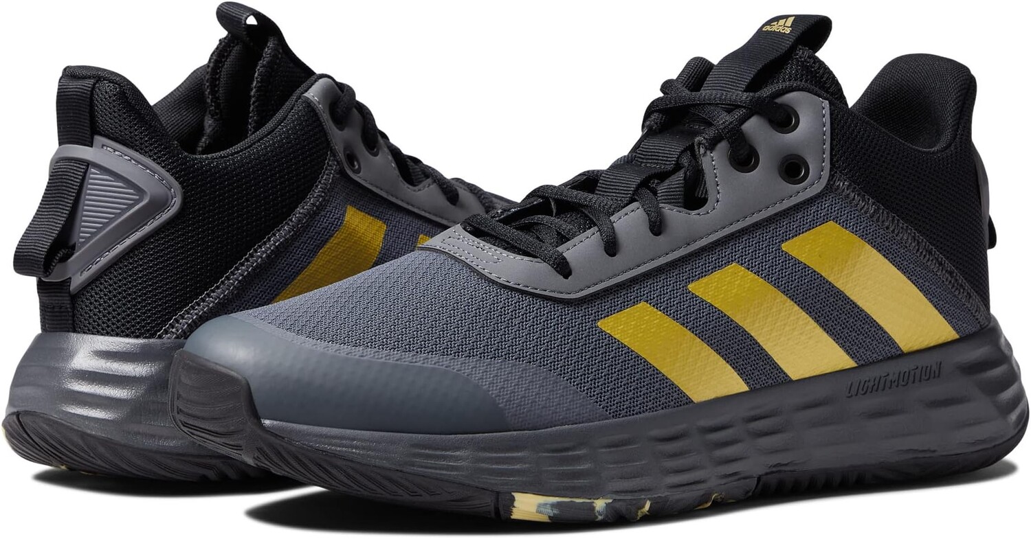 

Кроссовки Own The Game 2.0 Basketball Shoes adidas, цвет Grey/Matte Gold/Black