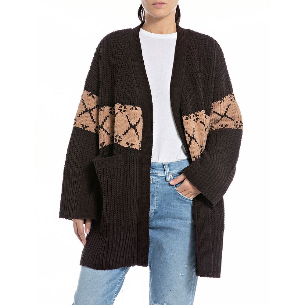 

Кардиган Replay DK3556.000.G22926 Long, коричневый