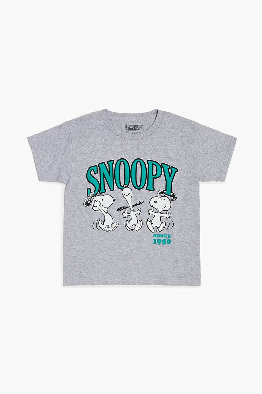

Футболка с рисунком Snoopy для девочек Forever 21, серый