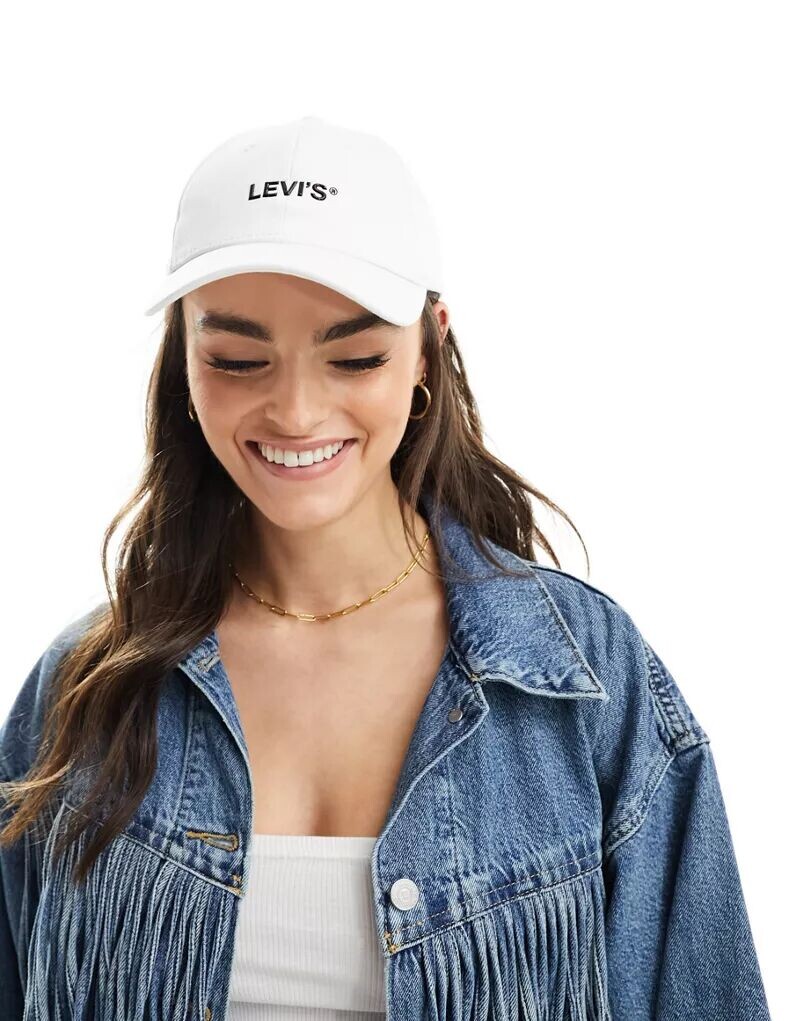 

Белая кепка Levi's с логотипом