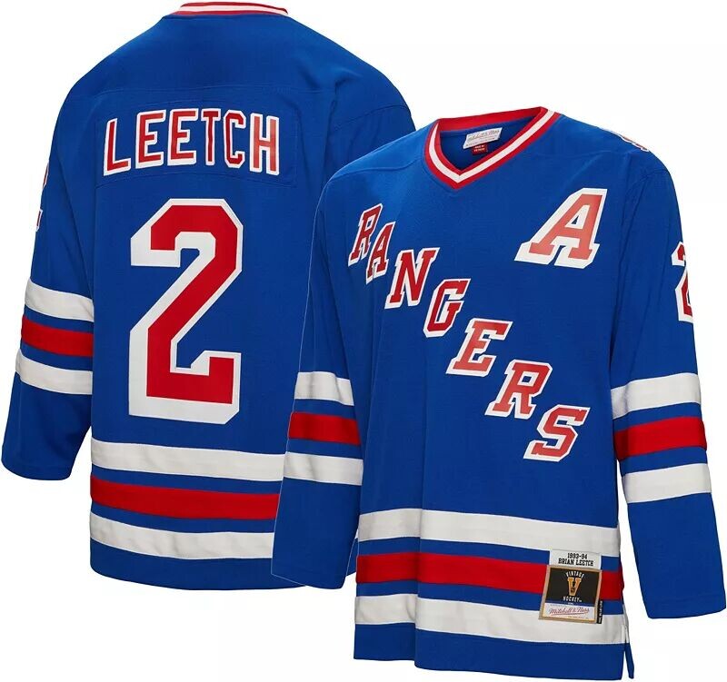

Mitchell & Ness Нью-Йорк Рейнджерс Брайан Литч # 2 '93 Джерси Blue Line