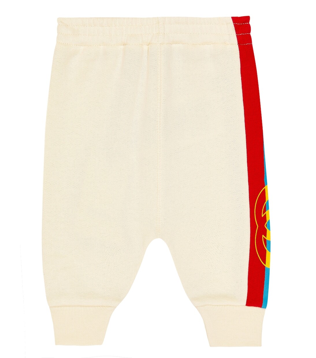 

Детские спортивные штаны из хлопка с блокировкой g Gucci Kids, бежевый