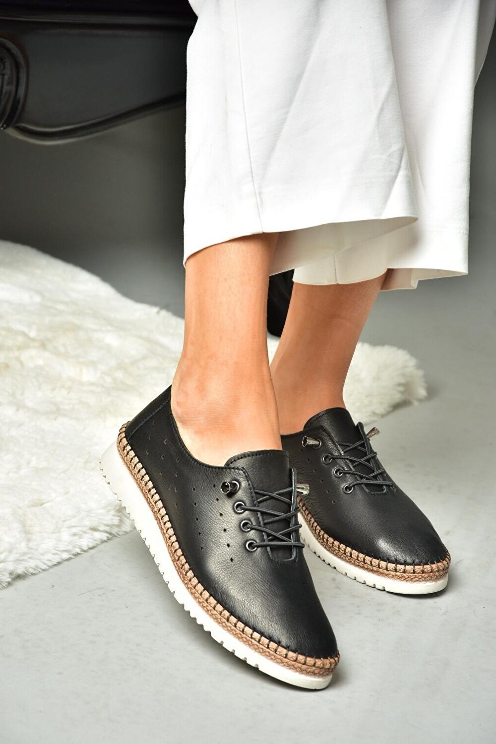 

P5555081 Черные женские туфли Fox Shoes, Черный