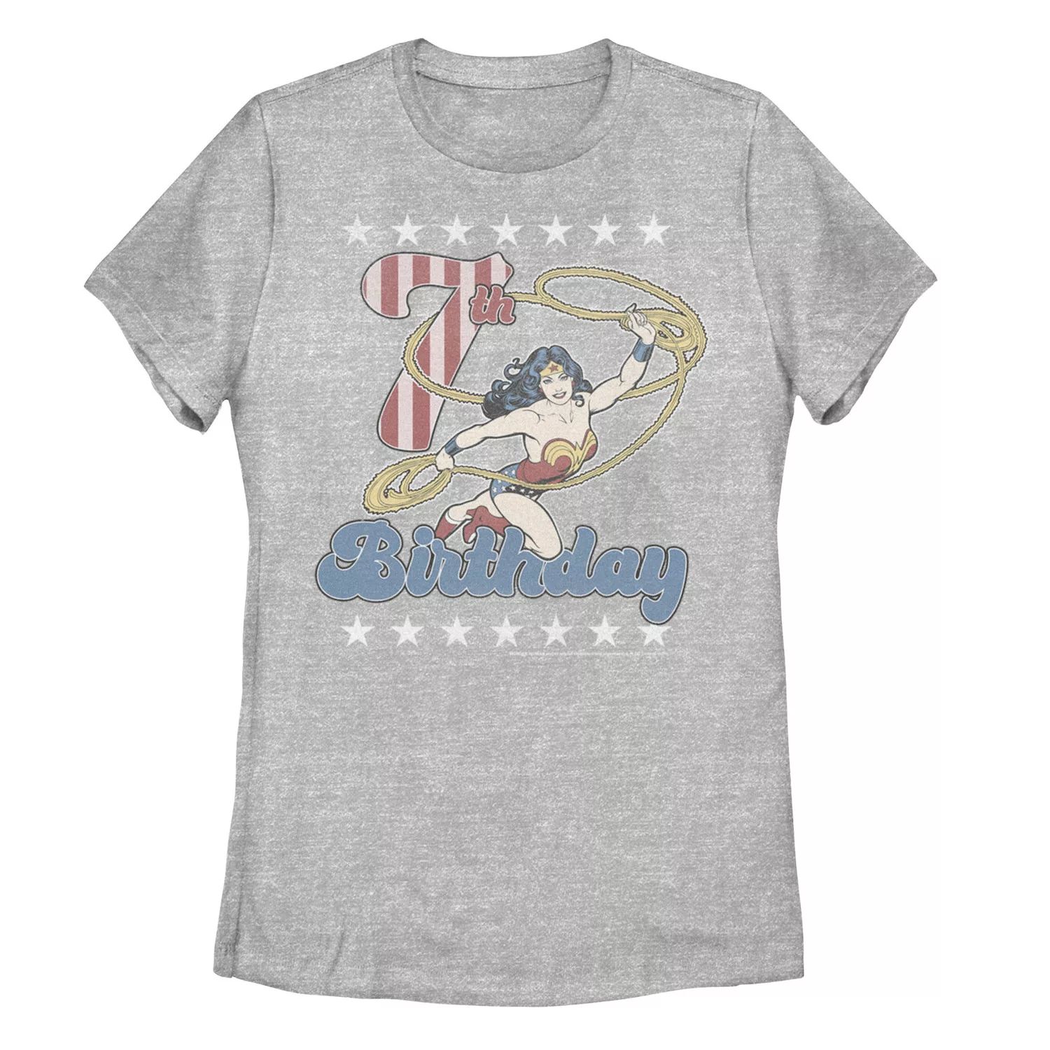 Детская футболка DC Comics «Чудо-женщина с лассо» в честь 7-летия Licensed Character детская футболка с рисунком чудо женщина dc comics licensed character