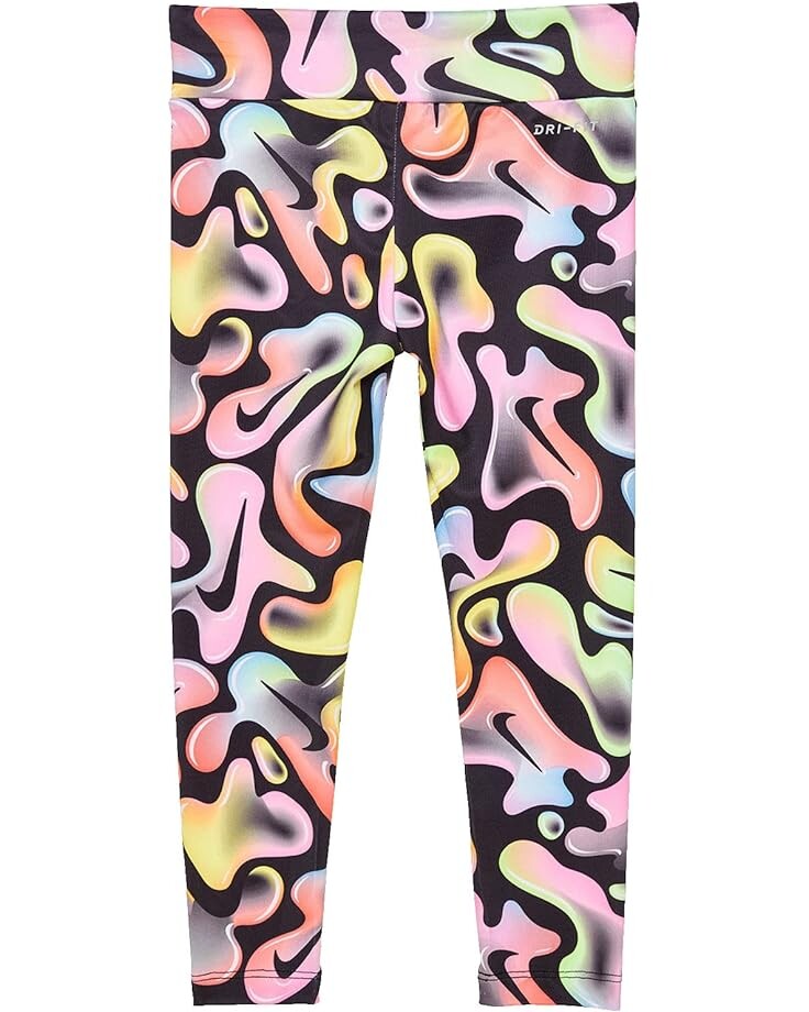 

Брюки Nike Dri-Fit Printed Leggings, черный