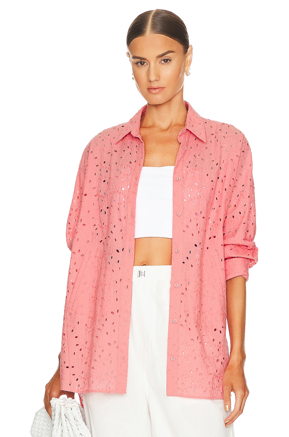 

Блузка Diane von Furstenberg Caleb, цвет Soft Pink