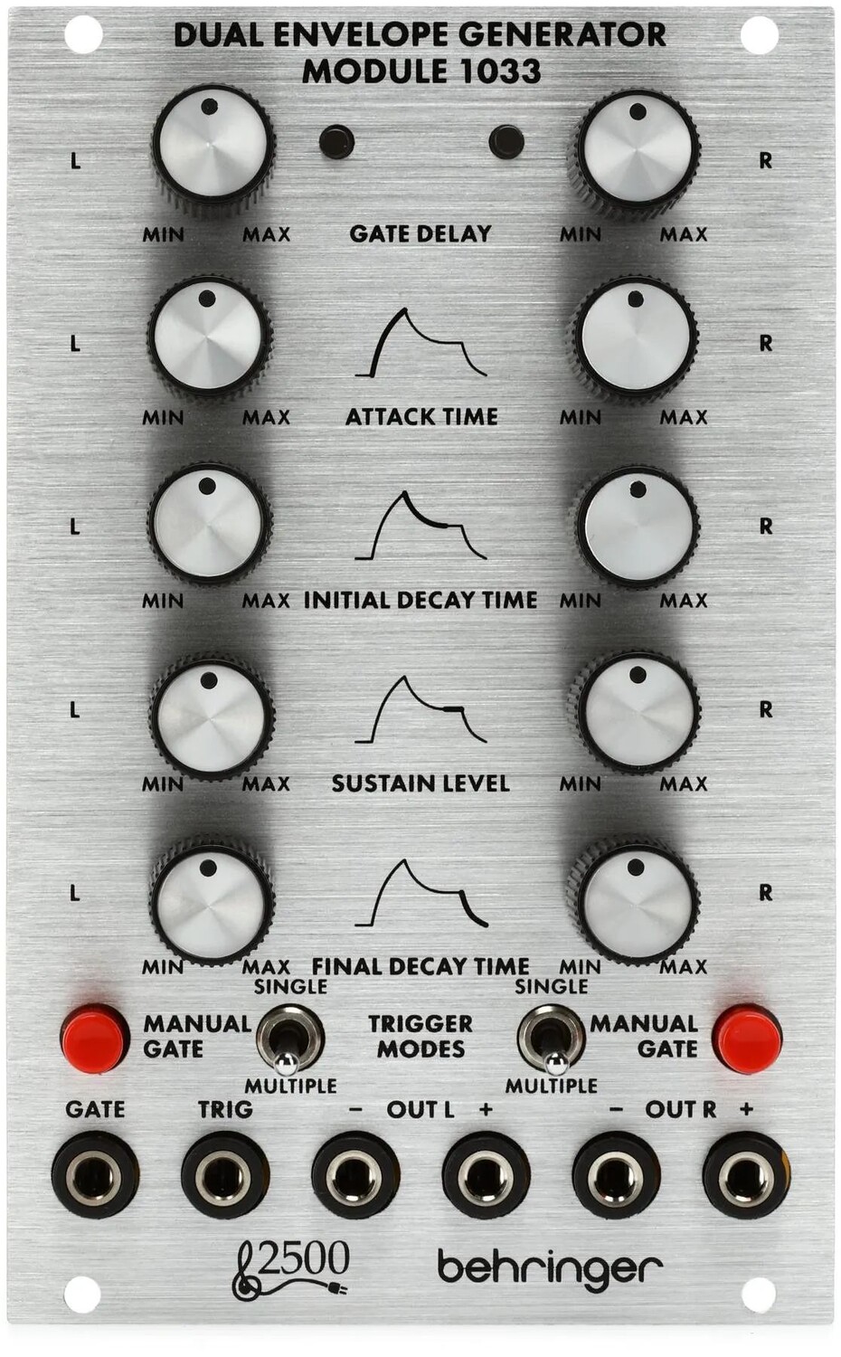 

Модуль Eurorack генератора с двумя конвертерами Behringer 1033