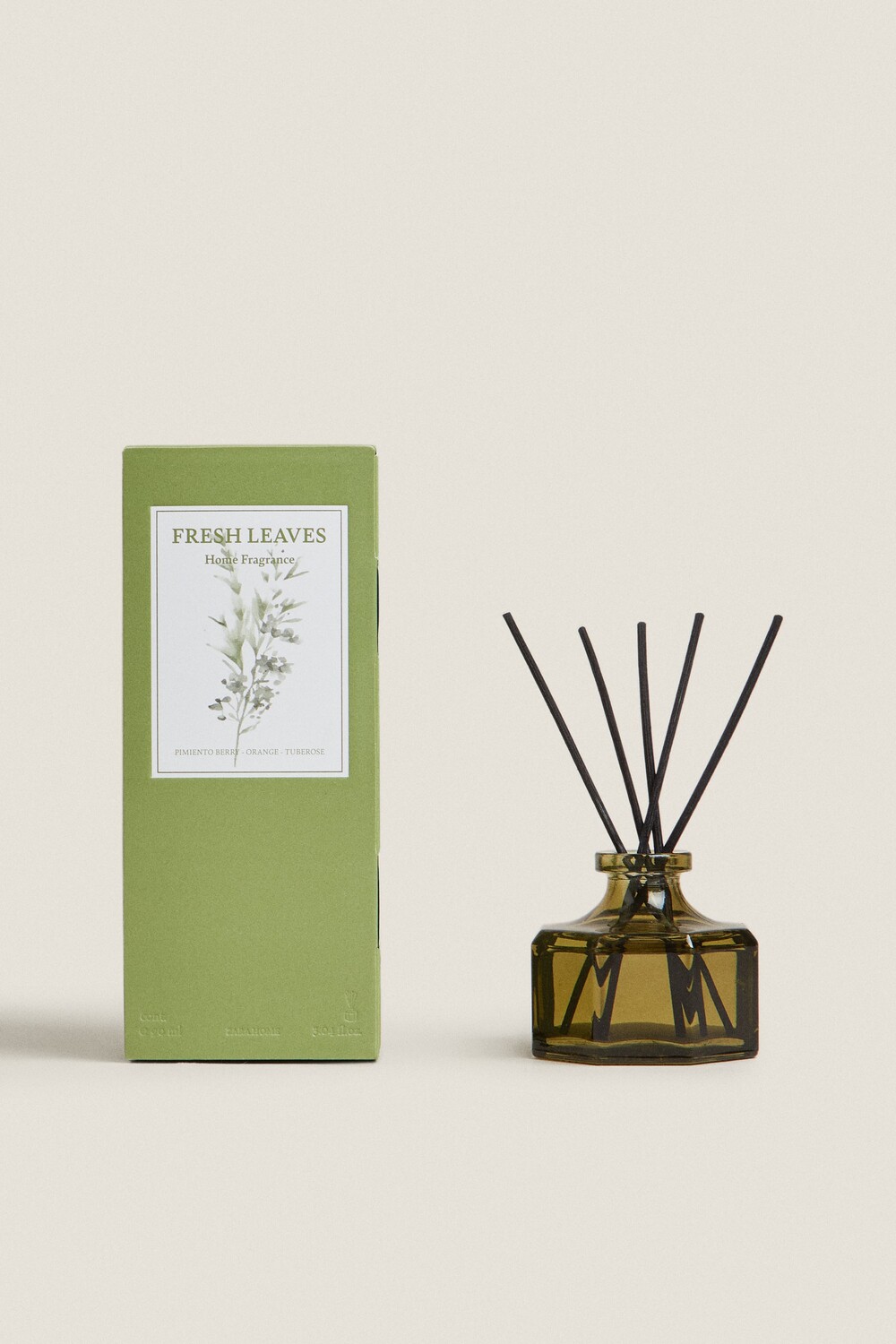 

(90 мл) диффузор fresh leaves reed diffuser Zara, земля